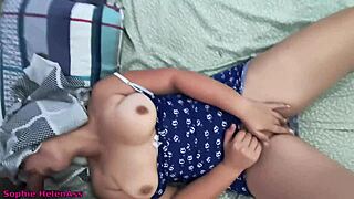 hey, fucking my girlfriend's mom with her wet pussy under the dress