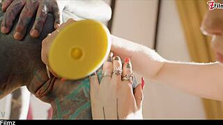 anal gaping tattooed teens eden ivy and anuskatzz dive into squirting toys prolapse ass to mouth goth punk action