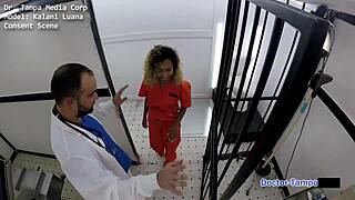 DR TAMPA DOMINATES Petite Florida Teen Kalani Luana in Kinky Nurse Tickling Session