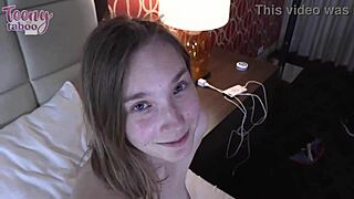 Mr brogan passionately fucks petite blonde babysitter claire and fills her tight ass with cum