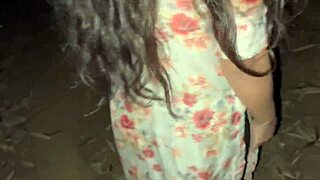 Indian college girl enjoys jungle romp after her exam session