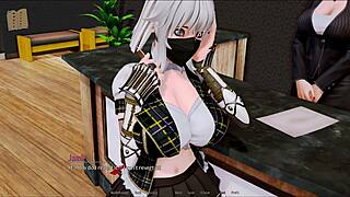 Harem hotel unfolds in episode 34 with intriguing hotel games and unfolding adventures.