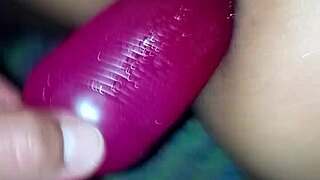 I insert a dildo into my wife's ass in Mexico DF. She screams from the intense pain.