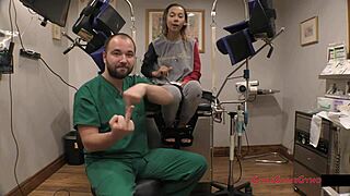 Uh this exam's just a formality right? kalani luana gets fingered in latex gloves backstage.