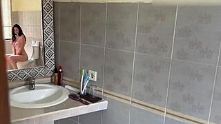 Stepmom Begs for Cum on Feet Then Devours Every Drop