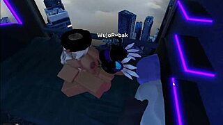 horny roblox boy dives into wild anal action with a busty teen temptress