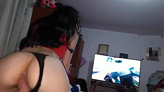 she models lingerie provocatively leading to intense repeated fucking sessions