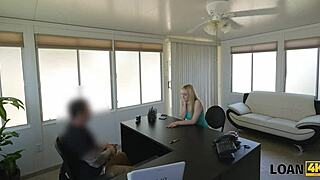 Loan4k features this Czech teen dancer getting fingered and blowing cock in hidden cam office casting session for cash 💃🍆