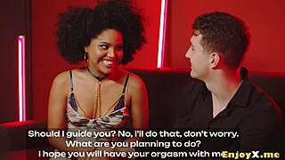 Fiery Spanish couple in intense interracial hardcore with rough pussy licking cum on face!