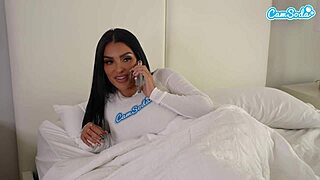 Big butt tattooed latina rides roommates boyfriend big black cock in dorm doggystyle pounding