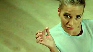 Blonde Anal Slut Eveline Dellai Rides Cock in Yoga Outfit POV Fucking