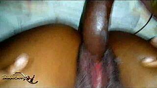 she got so clingy after coming over for big ass creampie with african milf and amateur toys in homemade action