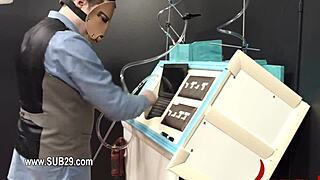 I feel so submissive in this extreme BDSM session with ropes tying me tight while he dominates and fucks my asshole hard