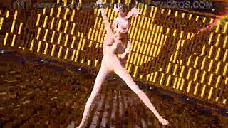 Megurine Luka Alien Project Diva Features Nude Bunny Costume Mod.