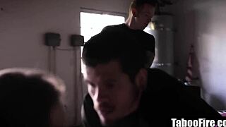 Hey, check out this blonde teen 18+ getting gangbanged in all holes by masked thugs.