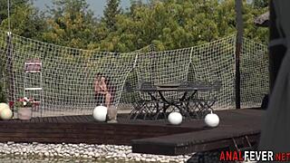 Hos bubble butt takes intense interracial banging with monster bbc in outdoor anal 3some action