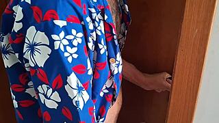 I uh get dominated by old mature guy in bathroom as skinny redhead