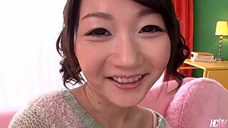 Little Japanese slut Chinami Kasai, suck your pussy juice off my cock!