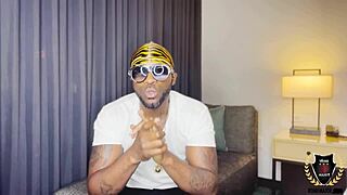 Big butt babe Kaia Angel bends over, taking Rome Major's huge cock deep in doggystyle pounding action.