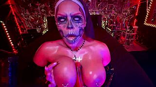 i'm the sinister nun giving joi in hell