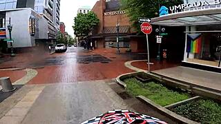 In Portland, This PAWG With a Bubble Butt RIDES a Monster Cock In Doggystyle And Gets a Creampie