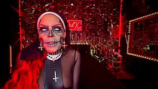 i'm the sinister nun giving joi in hell