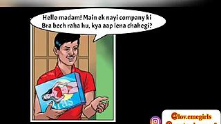 Savita Bhabhi kicks off episode 1 part 1 in classic Indian style