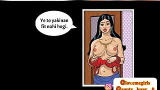 Savita Bhabhi kicks off episode 1 part 1 in classic Indian style