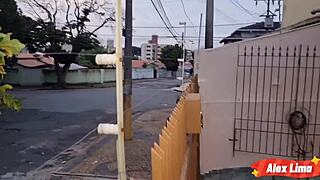 The naughty girl pretended her bike broke down to lure me over for intense anal and pussy fucking