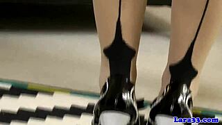 Hey, check out these British ladies in stockings using toys together