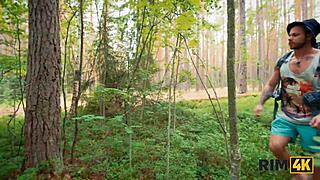 shy teens share rimjobs and anal at outdoor camp