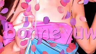 Bonneyuwu, check out these 10 cute pigtail pics and that sexy video in pink!