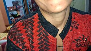 Horny Indian bhabhi masturbates alone with moans leading to squirting anal creampie