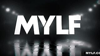 Young stud pounds Becky's mature pussy hard in spread position with juices flowing over his huge cock