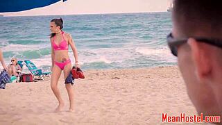 Bdsm teen 18+ gets roughfucked by maledom in hostel dorm 😈