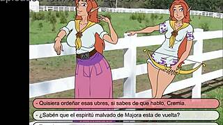Legend of Zelda Majoras intense fucking adventure in Spanish with squirting cumshots!