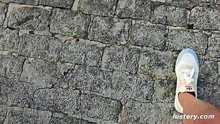 Lustery Couple Submits To Group Handjob Fingering