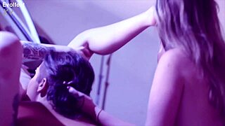 girls chat about foot fun in lesbian threesome part two