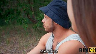 shy teens share rimjobs and anal at outdoor camp