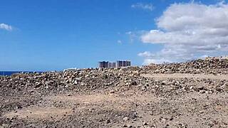 Teen 18+ pisses publicly and delivers risky blowjob during camping trip