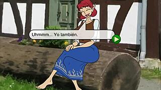 Legend of Zelda Majoras intense fucking adventure in Spanish with squirting cumshots!