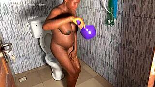 serah's hilarious backstage bloopers and pregnant ebony outtakes