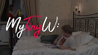 skinny brunette anal fucked deep doggystyle cumshot