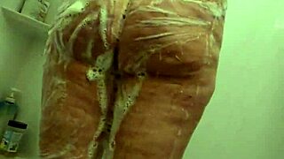 Voyeur Hidden Cam Catches Wet BBW Milf Shower Tease