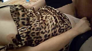 sexy french whore in white satin panties fucked doggystyle pov