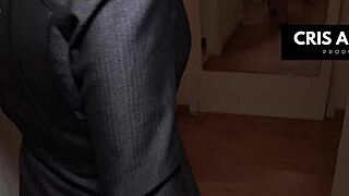 kyara nyx n cris angelo pissin after work wet