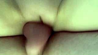 french blonde teen fucks trainer for tight creampie