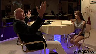 old man pounds young babe's ass wanna watch this anal action