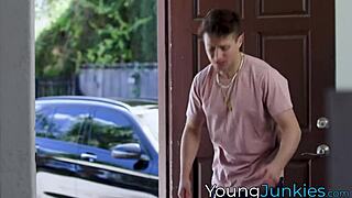 Blonde Millie Morgan Blowjobs Then Gets Cunt Rammed Hard