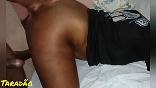 Big tits ebony takes it doggystyle